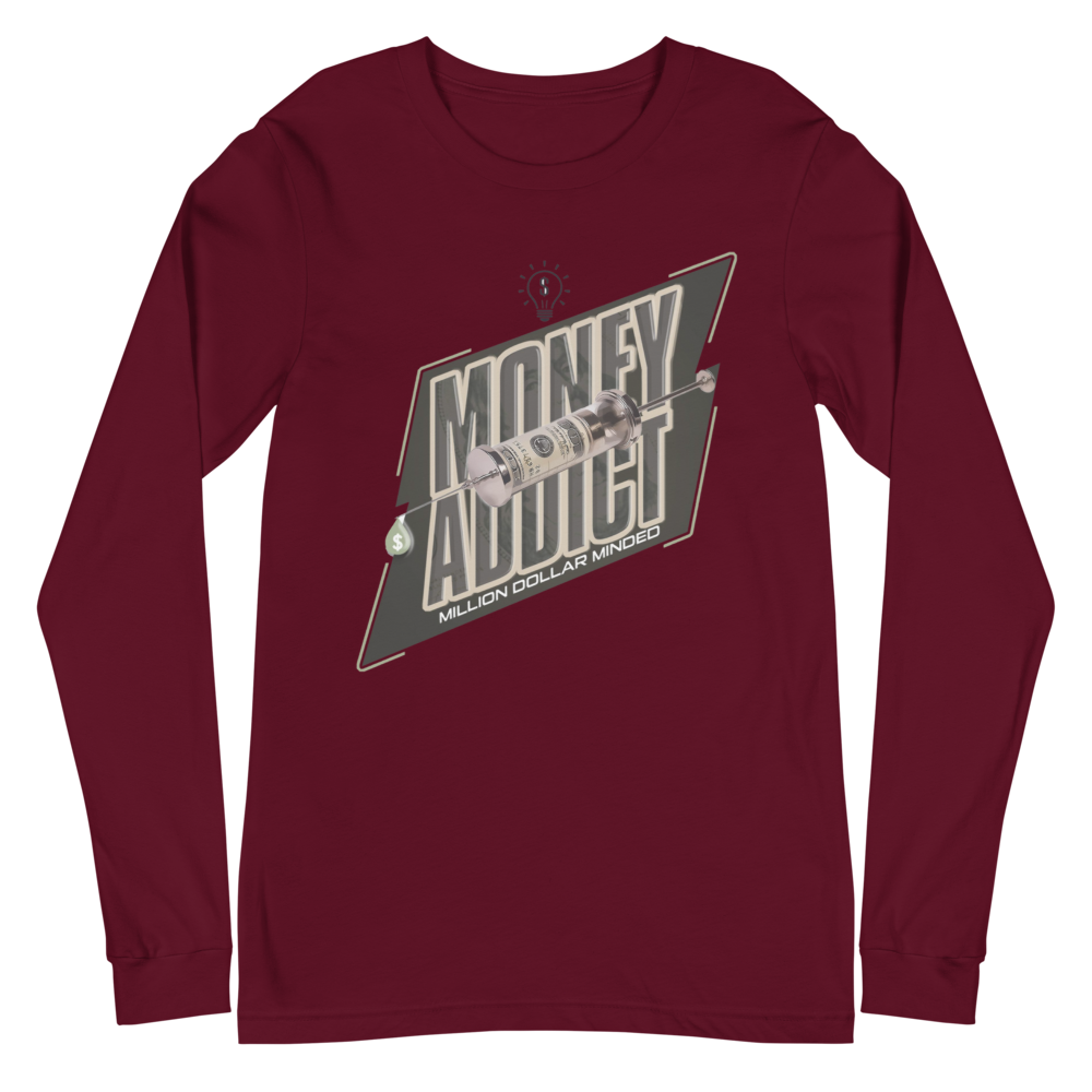 Money Addict Long Sleeve Tee
