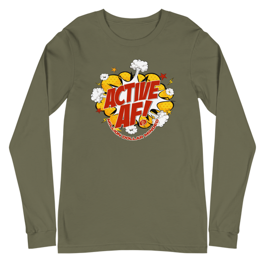 MDM Active AF Animated Long Sleeve Tee