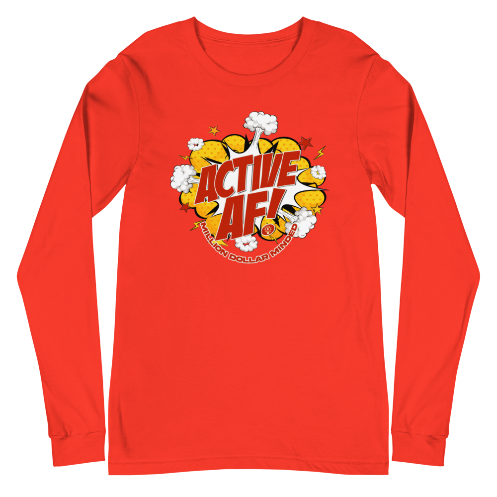 MDM Active AF Animated Long Sleeve Tee
