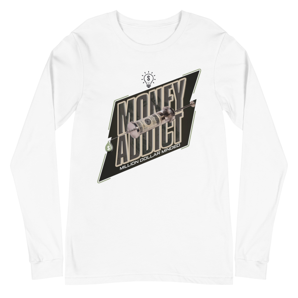 Money Addict Long Sleeve Tee