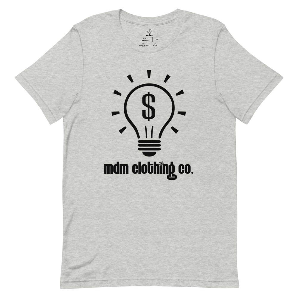 MDM Clothing Co. Black Text Short-Sleeve T-Shirt