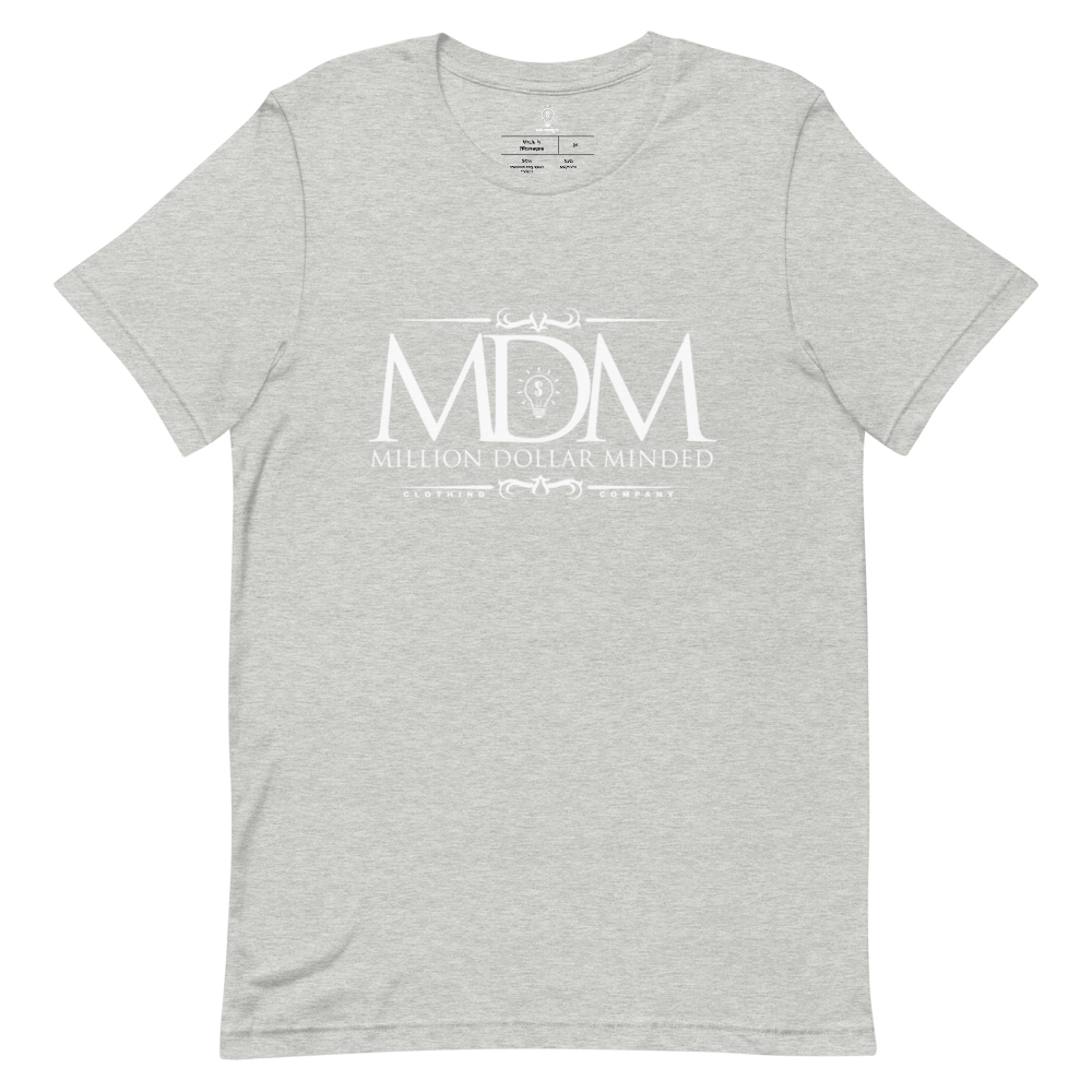 MDM Classy White Text Short-Sleeve T-Shirt