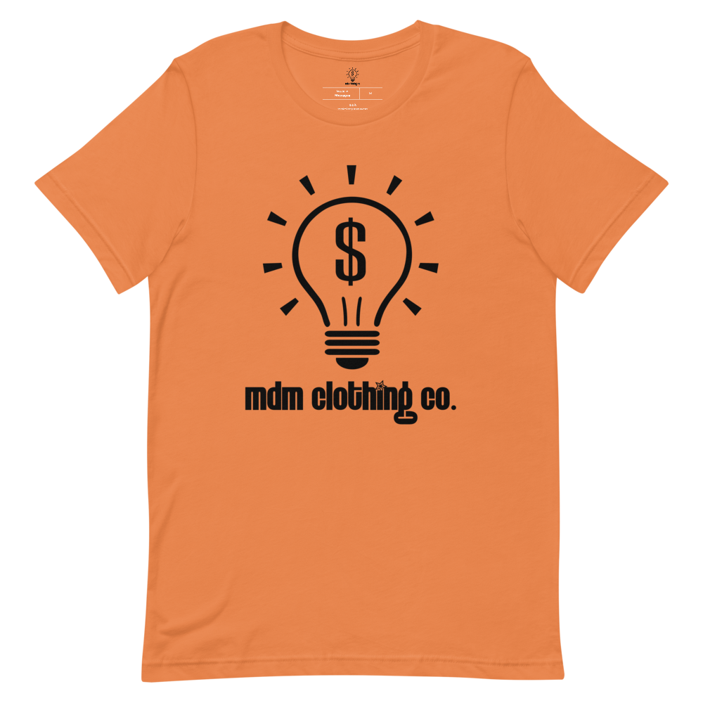 MDM Clothing Co. Black Text Short-Sleeve T-Shirt