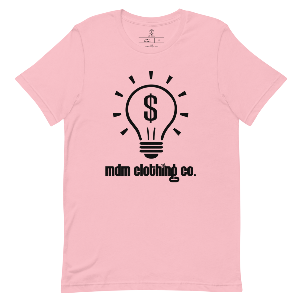 MDM Clothing Co. Black Text Short-Sleeve T-Shirt