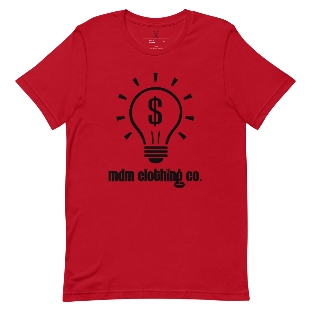 MDM Clothing Co. Black Text Short-Sleeve T-Shirt