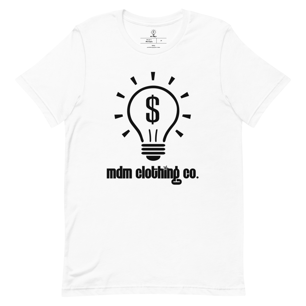 MDM Clothing Co. Black Text Short-Sleeve T-Shirt