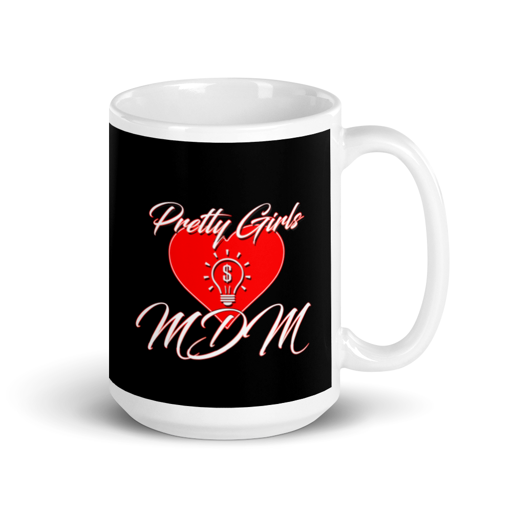 Pretty Girls Love MDM Black Coffee Mug