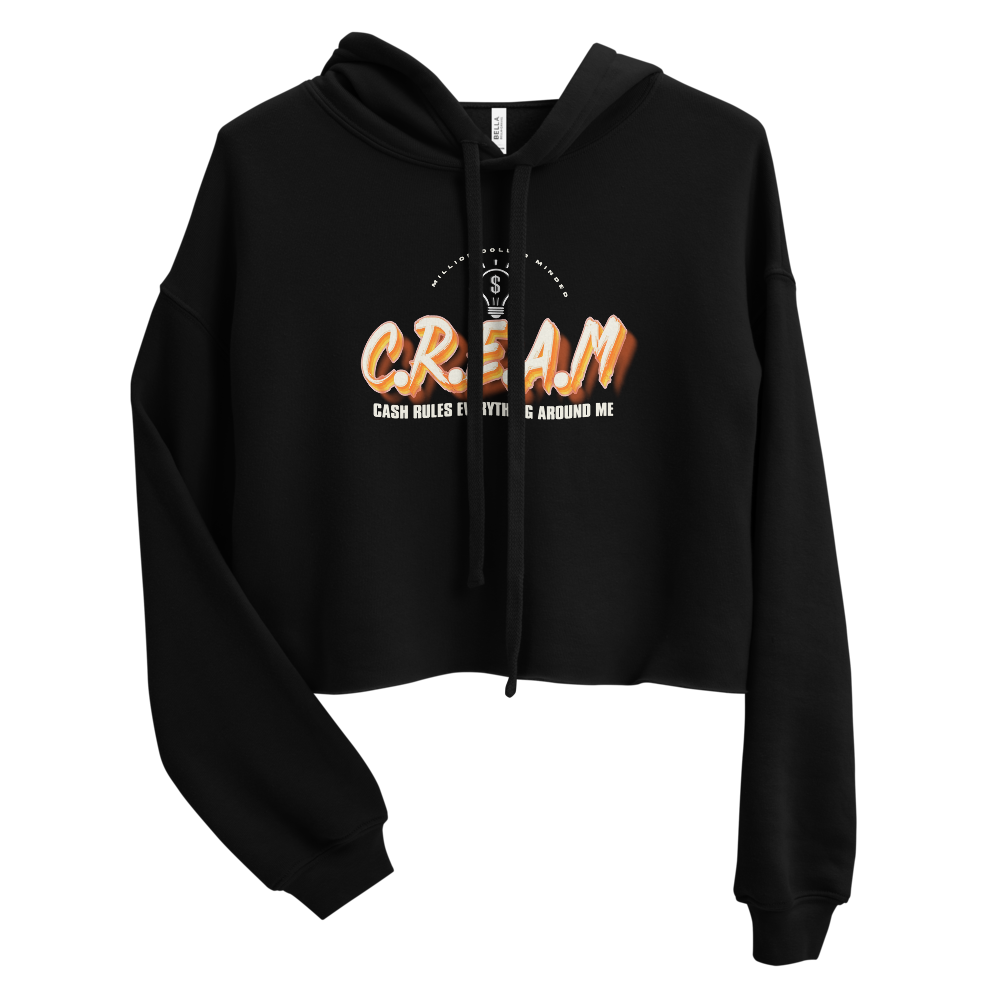 CREAM Crop Hoodie