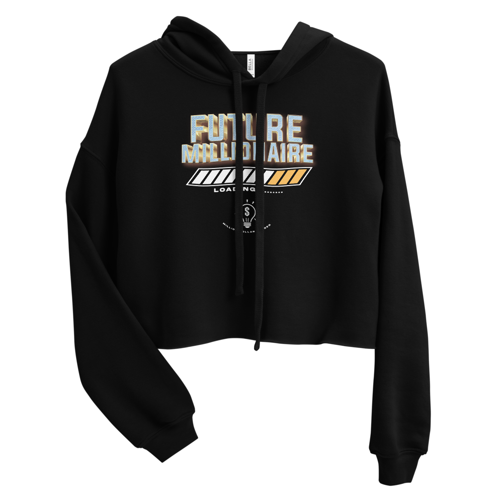 Future Millionaire Crop Hoodie