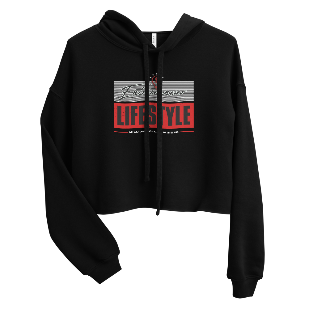 Entrepreneur Lifestyle Crop Hoodie