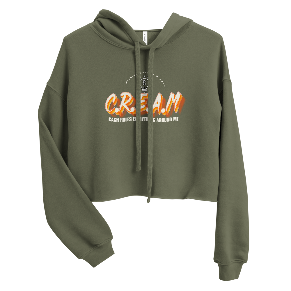 CREAM Crop Hoodie