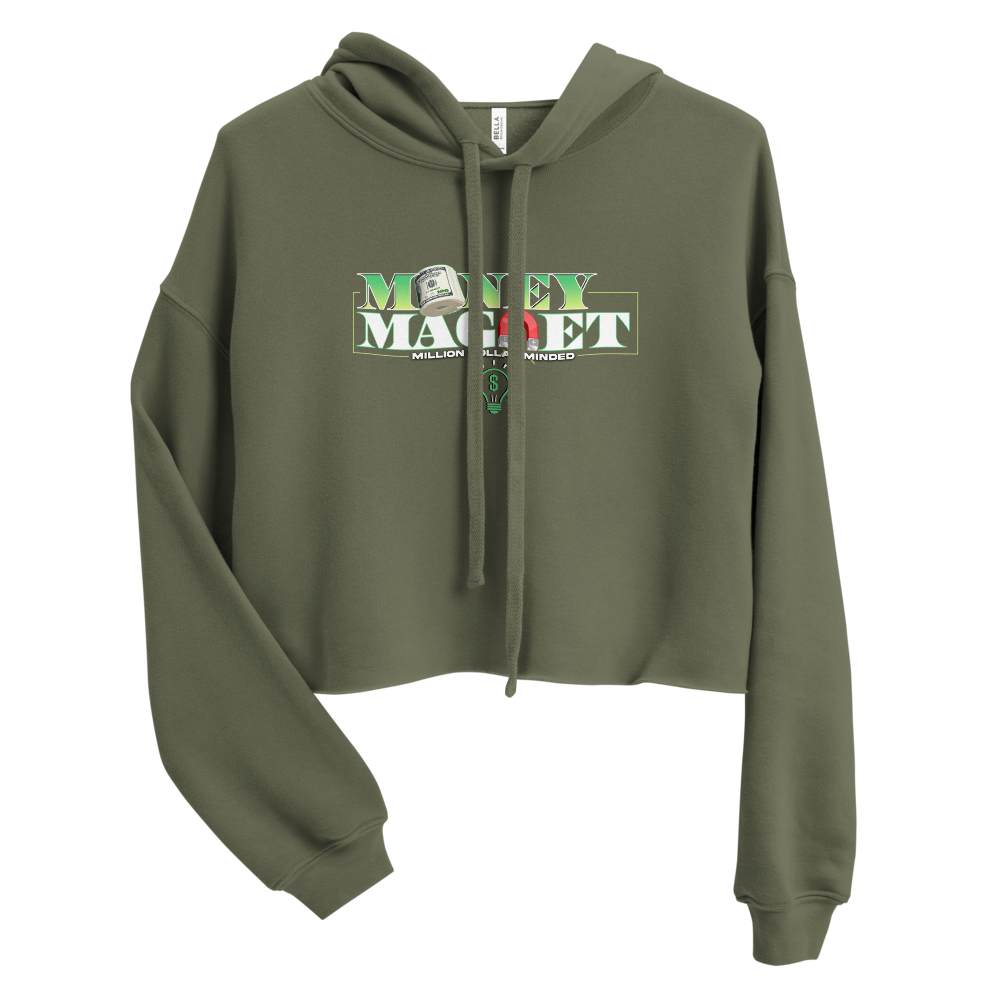 Money Magnet Crop Hoodie