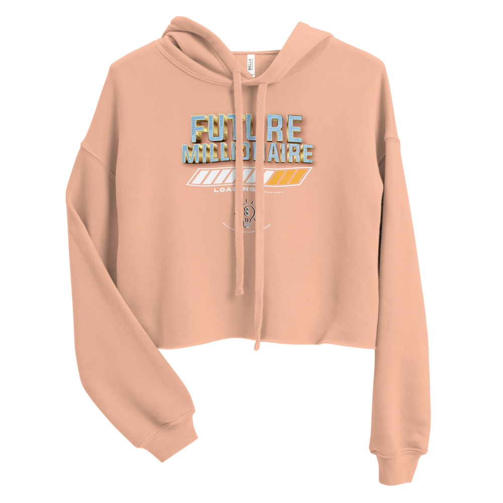 Future Millionaire Crop Hoodie