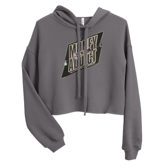 Money Addict Crop Hoodie