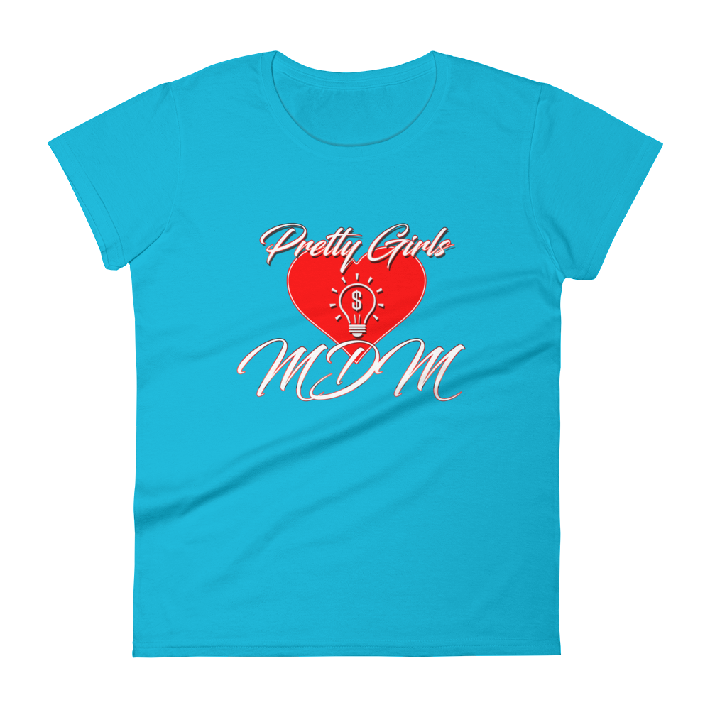 Pretty Girls Love MDM Women's Short-Sleeve T-Shirt