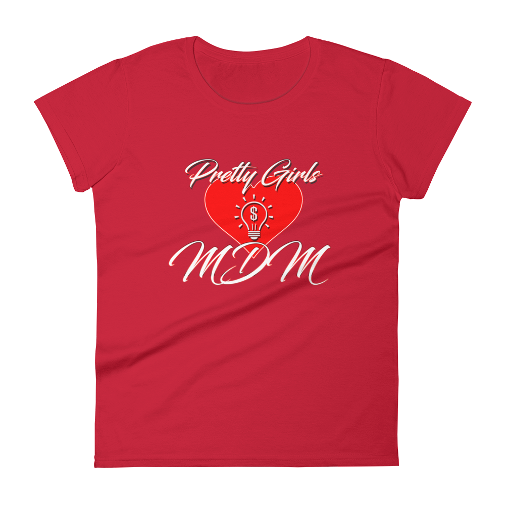 Pretty Girls Love MDM Women's Short-Sleeve T-Shirt