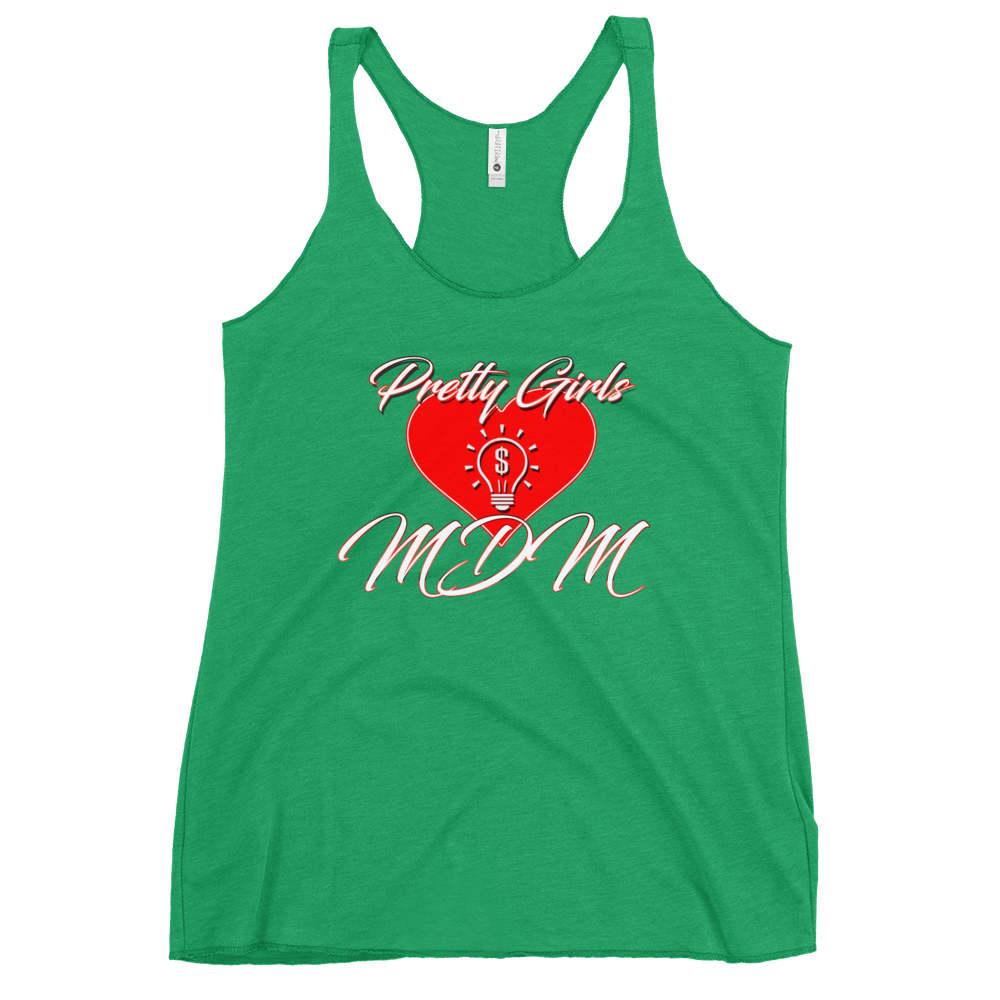 Pretty Girls Love MDM Women's Racerback Tank Top