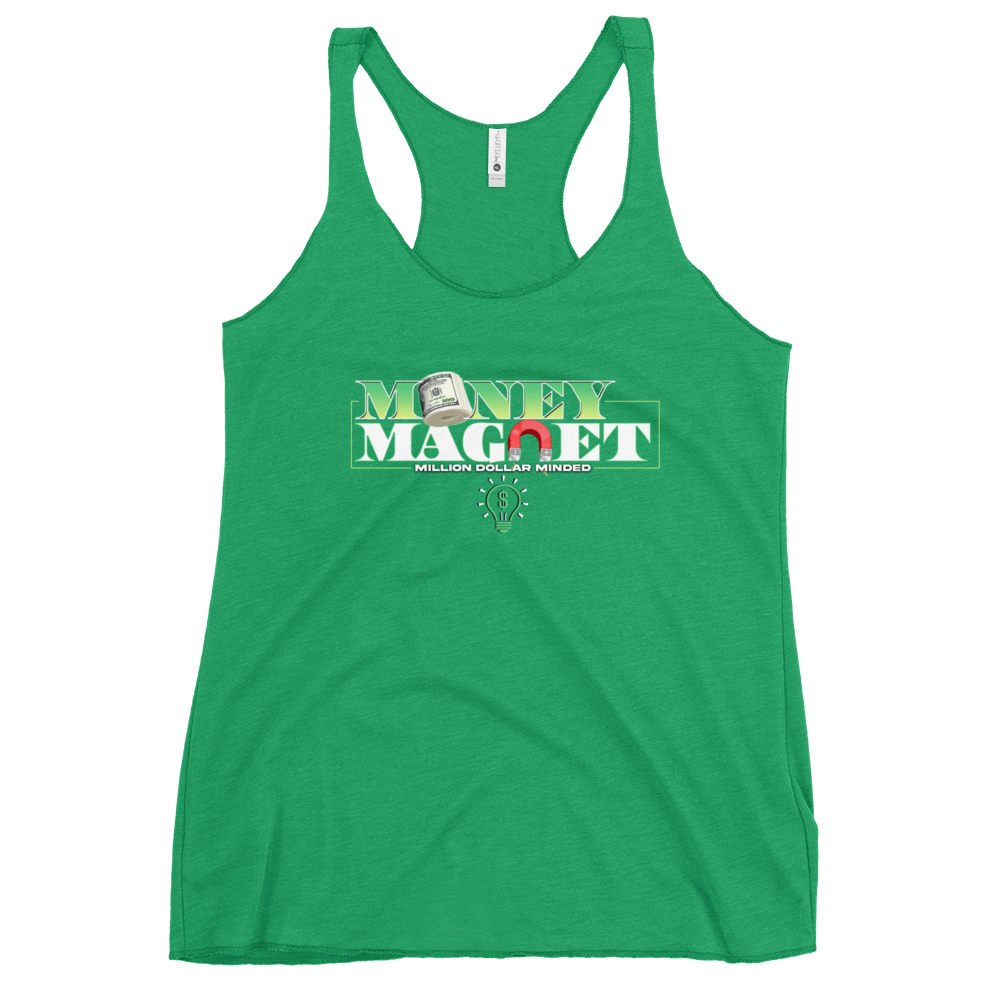 Money Magnet Women's Racerback Tank Top