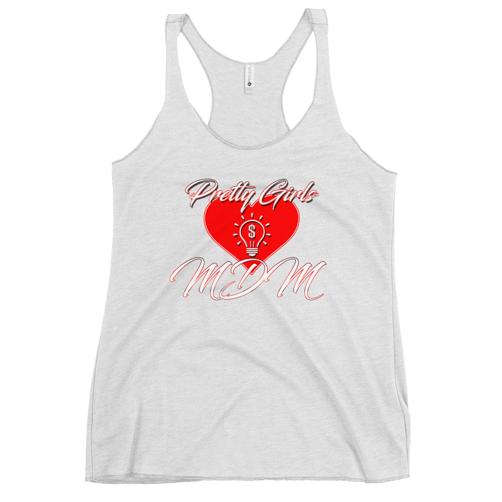 Pretty Girls Love MDM Women's Racerback Tank Top