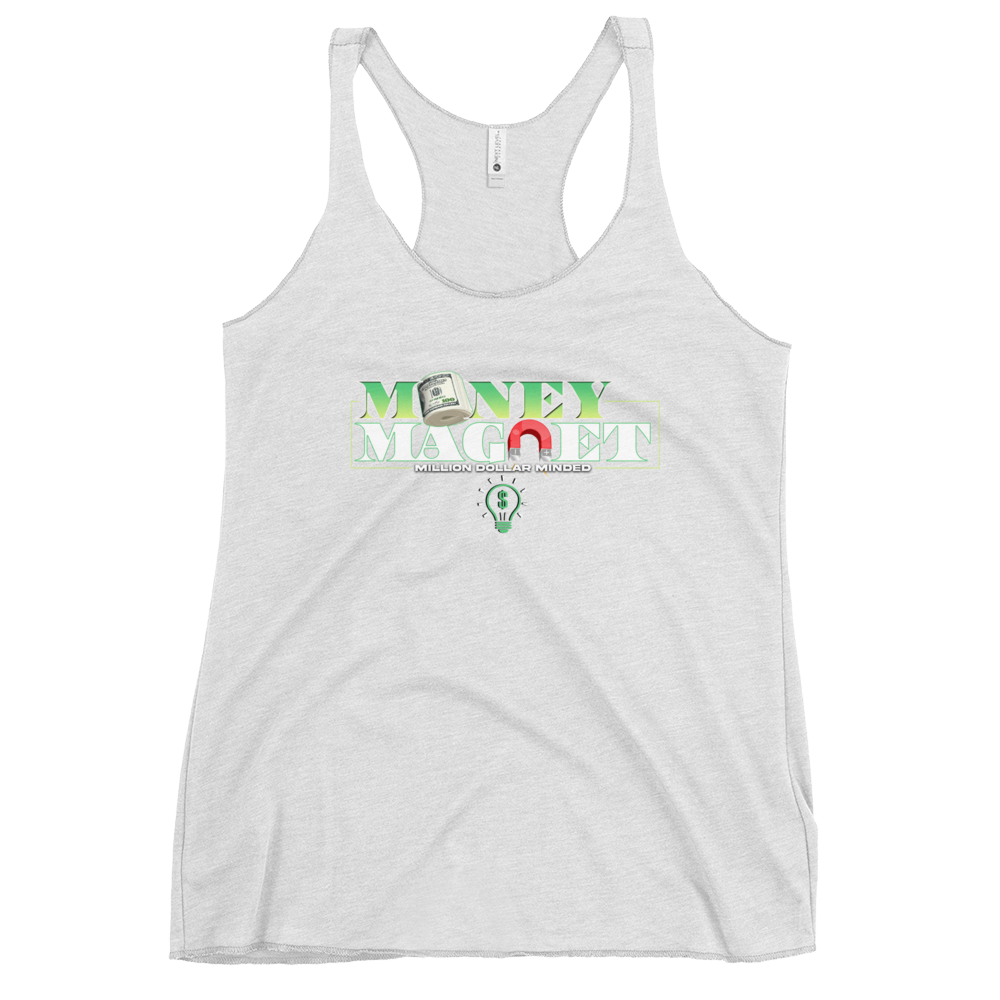 Money Magnet Women's Racerback Tank Top