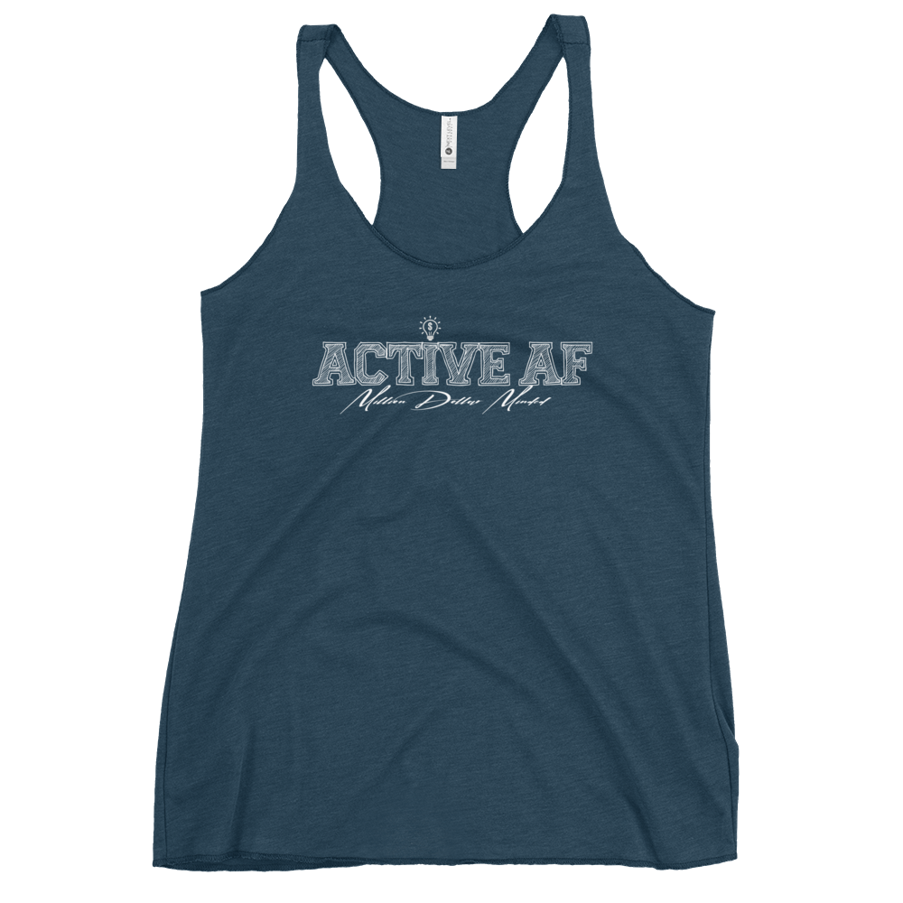 Active AF College Women's Racerback Tank Top