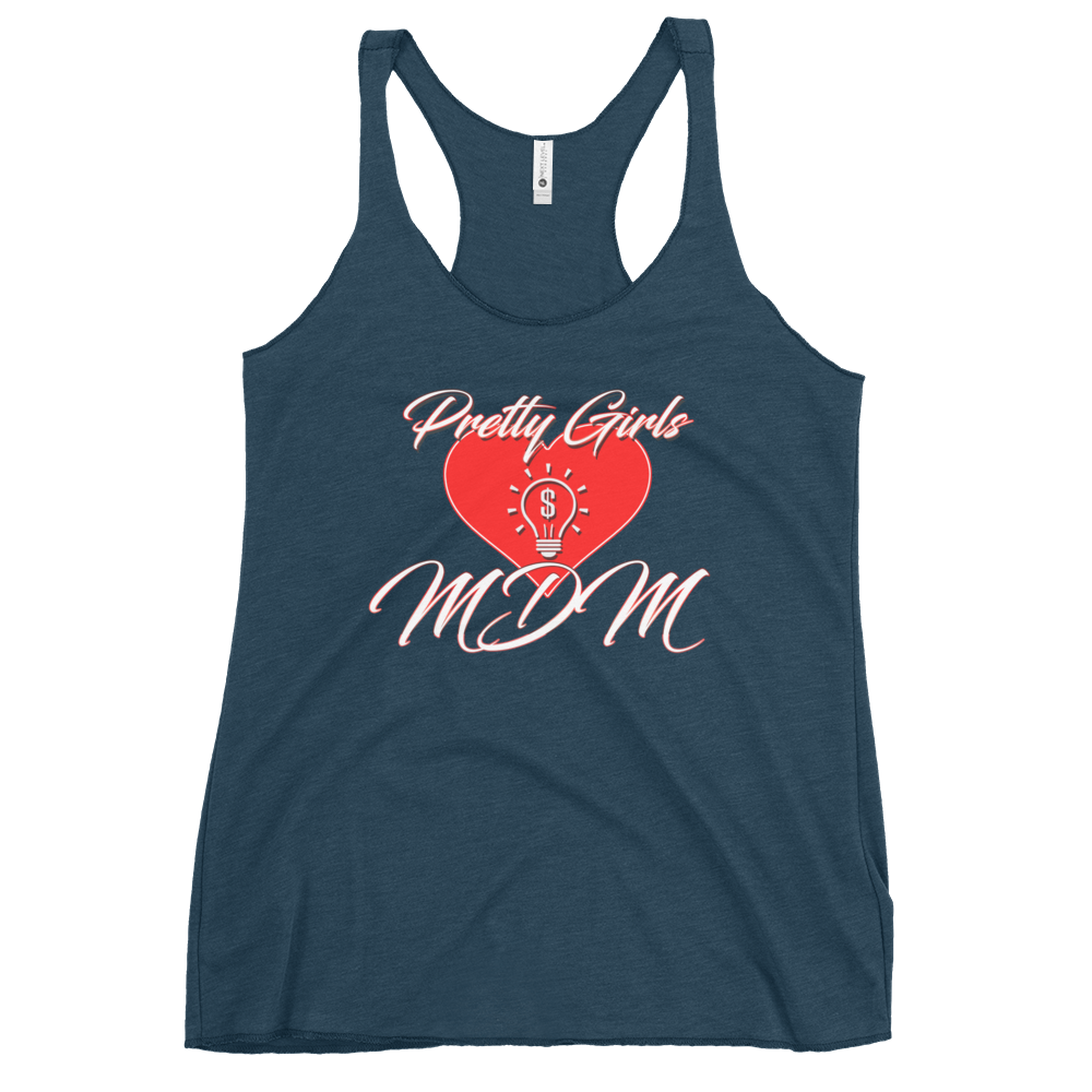 Pretty Girls Love MDM Women's Racerback Tank Top