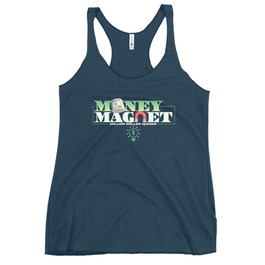 Money Magnet Women's Racerback Tank Top