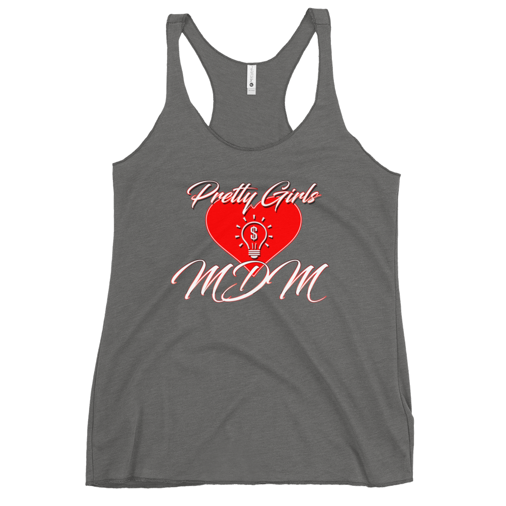 Pretty Girls Love MDM Women's Racerback Tank Top