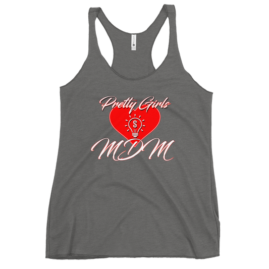 Pretty Girls Love MDM Women's Racerback Tank Top
