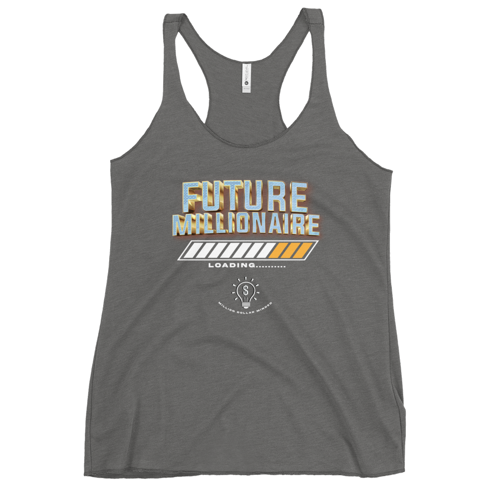 Future Millionaire Women's Racerback Tank Top