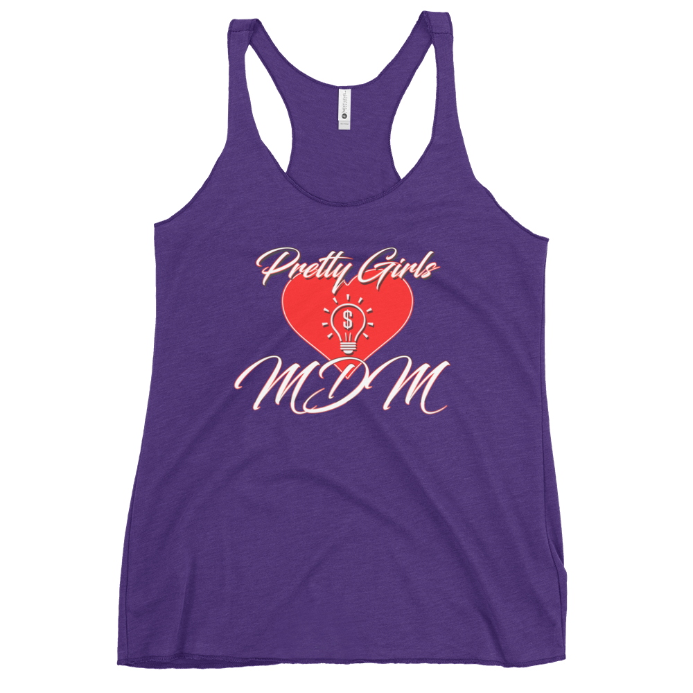 Pretty Girls Love MDM Women's Racerback Tank Top