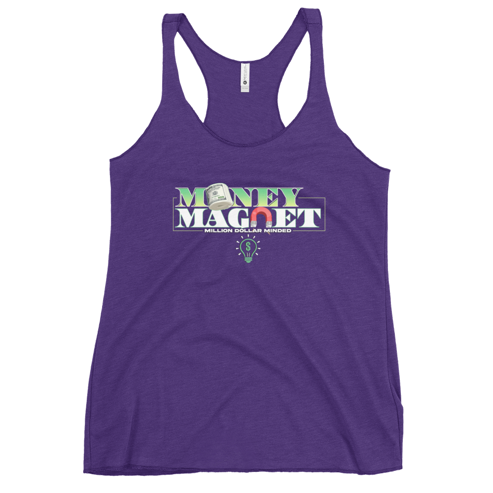 Money Magnet Women's Racerback Tank Top