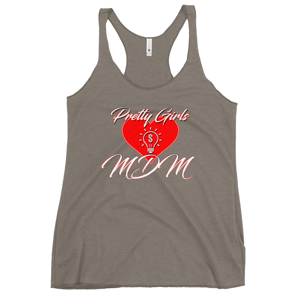 Pretty Girls Love MDM Women's Racerback Tank Top