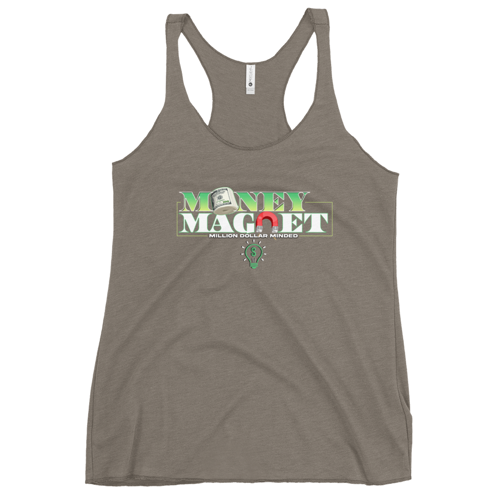 Money Magnet Women's Racerback Tank Top