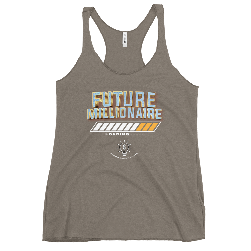 Future Millionaire Women's Racerback Tank Top