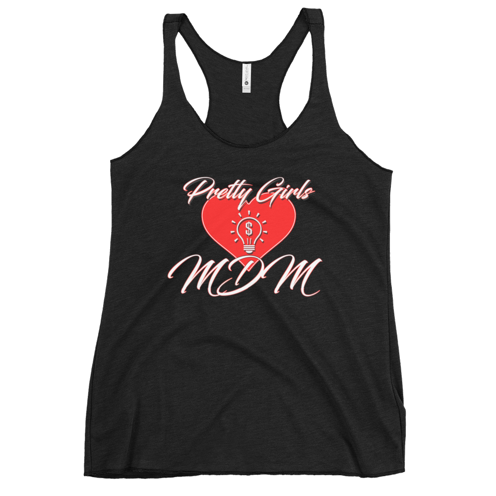 Pretty Girls Love MDM Women's Racerback Tank Top