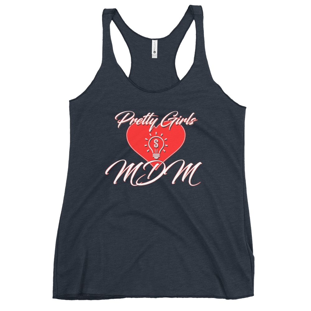 Pretty Girls Love MDM Women's Racerback Tank Top