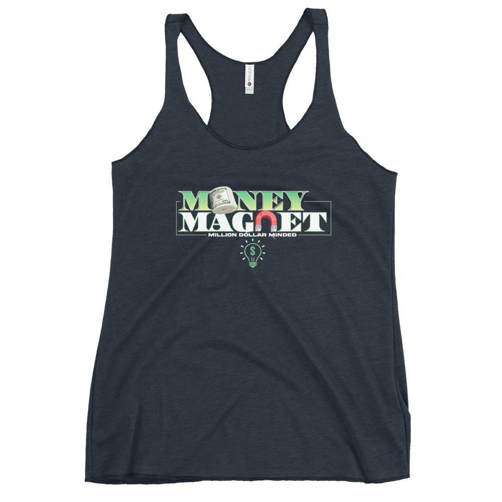 Money Magnet Women's Racerback Tank Top
