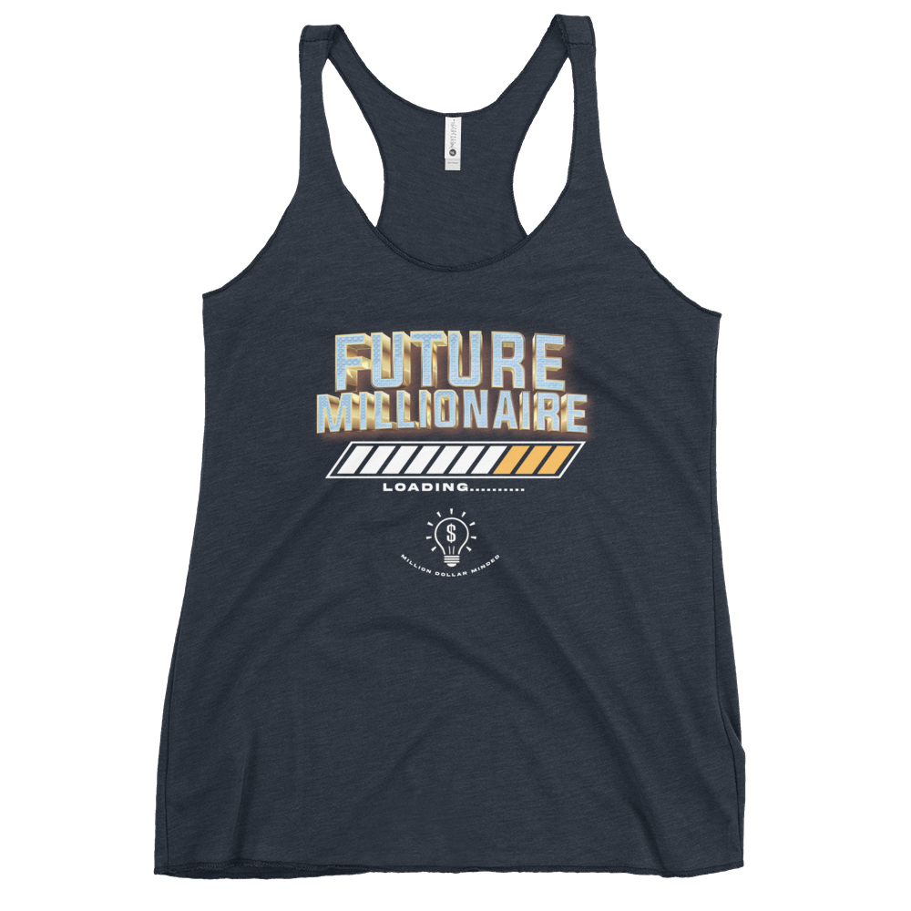 Future Millionaire Women's Racerback Tank Top