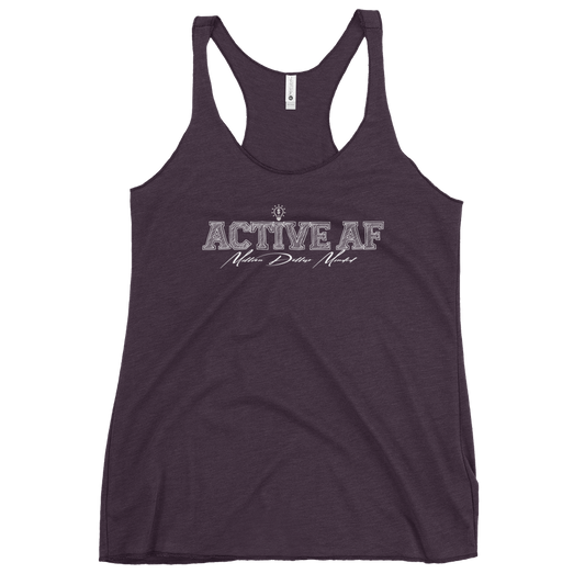 Active AF College Women's Racerback Tank Top