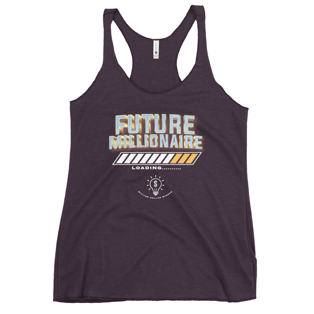 Future Millionaire Women's Racerback Tank Top