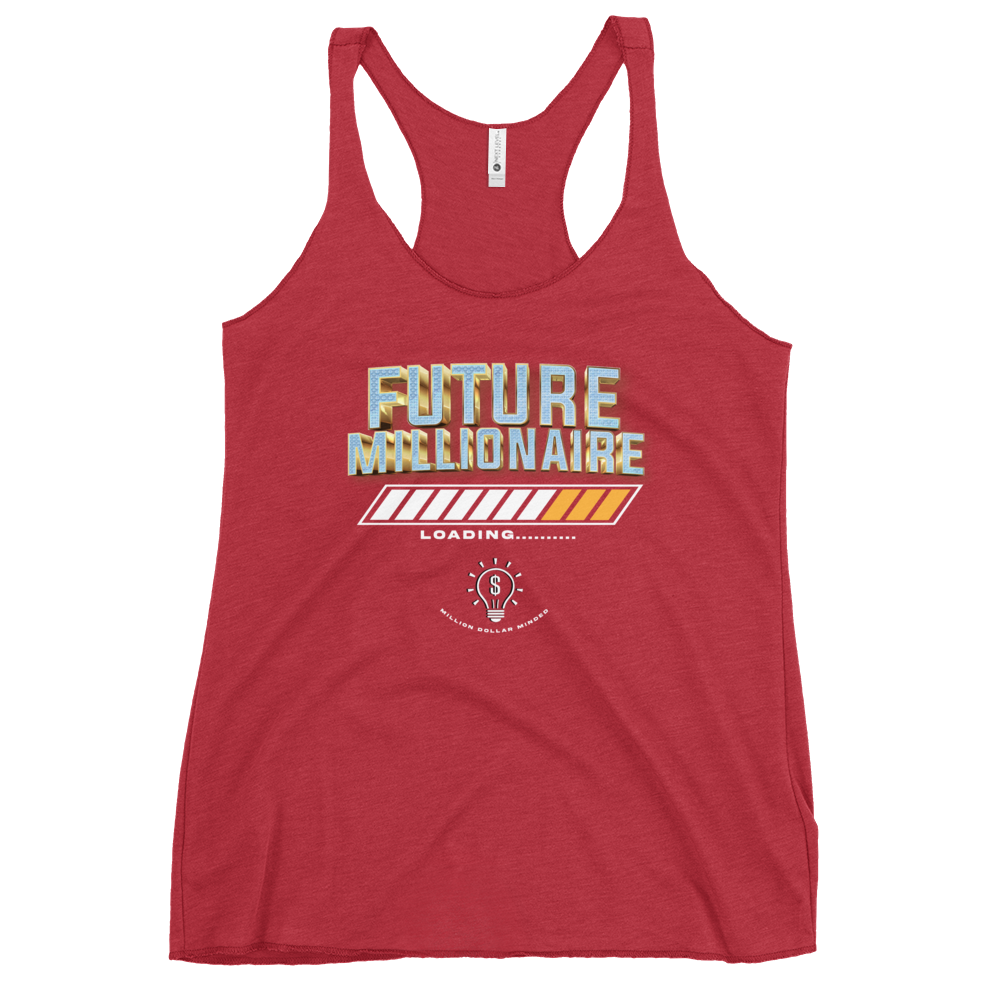 Future Millionaire Women's Racerback Tank Top
