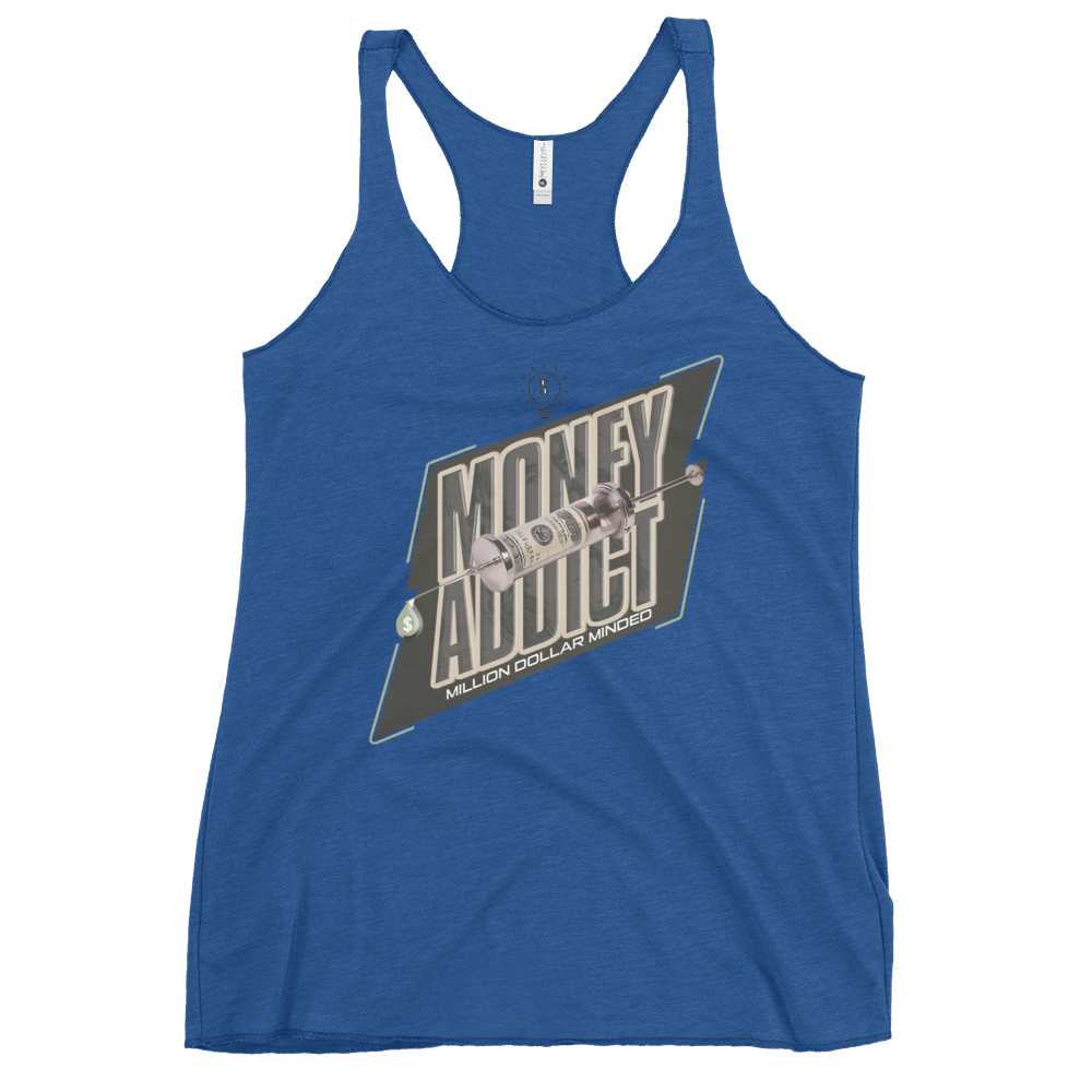Money Addict Women's Racerback Tank Top