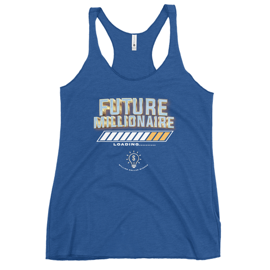 Future Millionaire Women's Racerback Tank Top