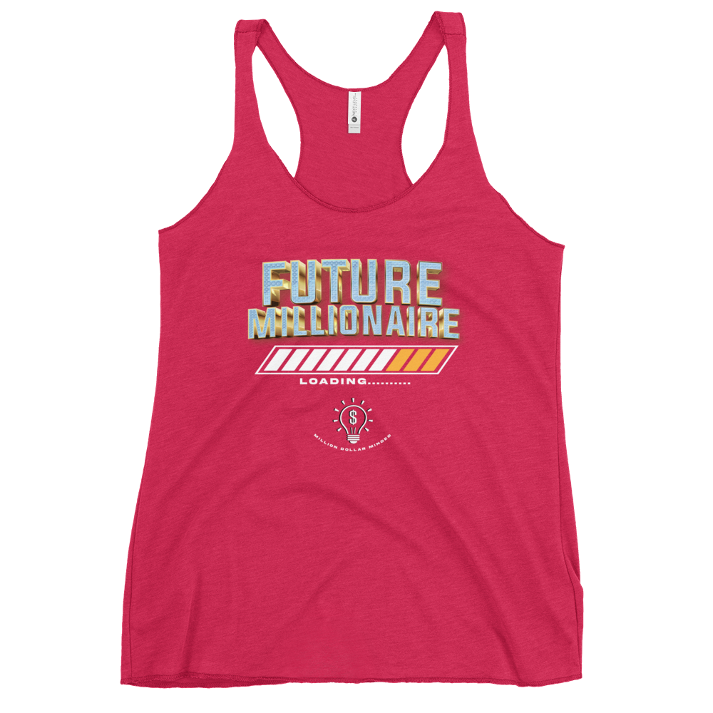 Future Millionaire Women's Racerback Tank Top