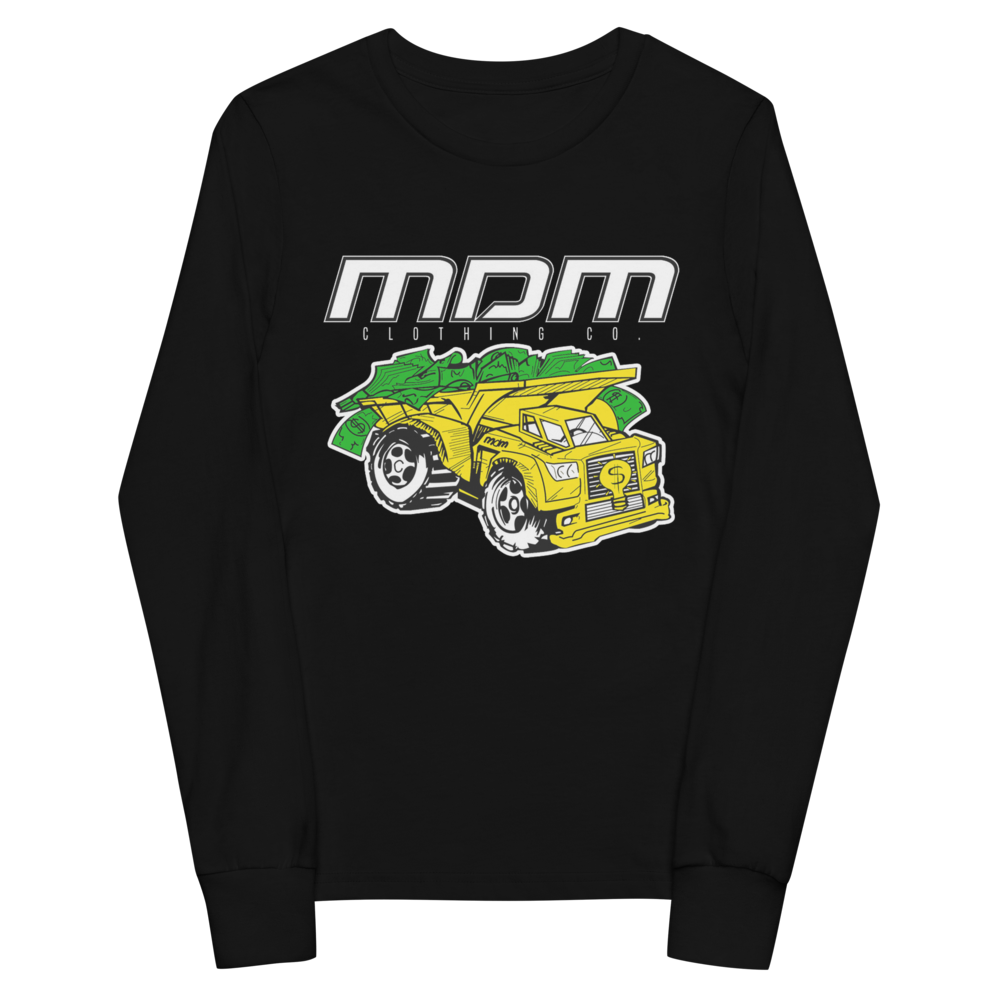 Money Truck Kid's Long Sleeve Tee