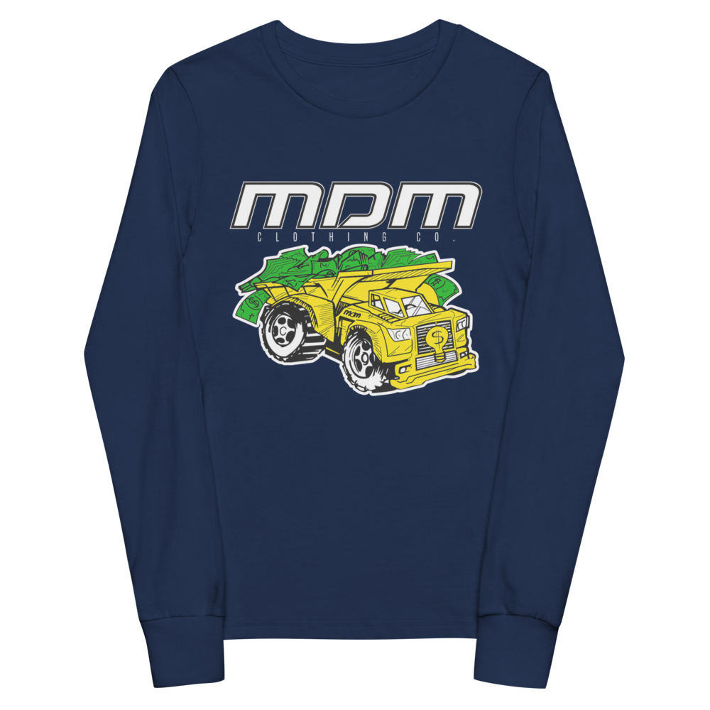 Money Truck Kid's Long Sleeve Tee