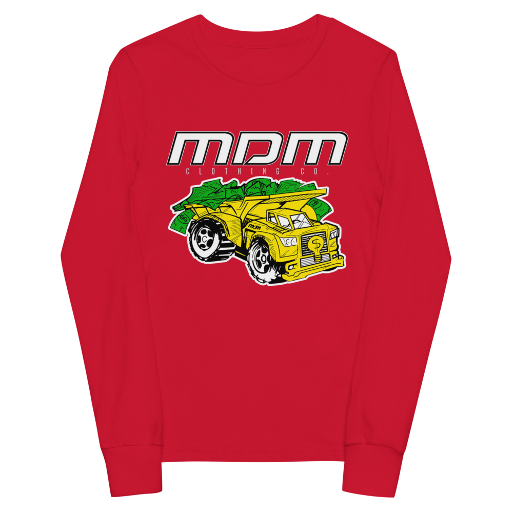 Money Truck Kid's Long Sleeve Tee