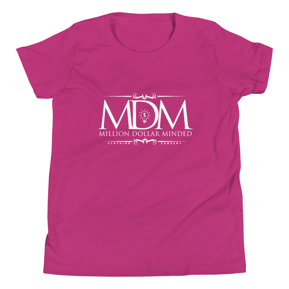 MDM Classy White Text Kid's Short-Sleeve T-Shirt