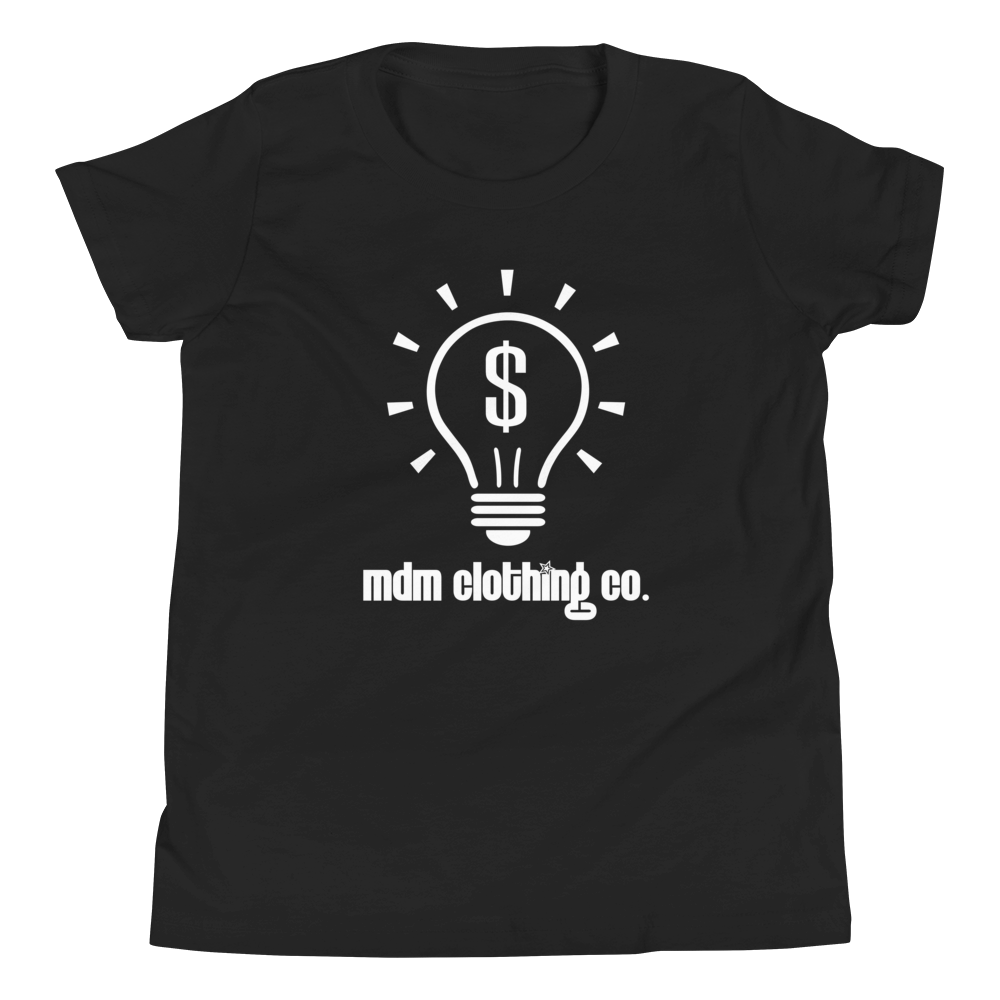 MDM Clothing Co. White Text Kid's Short-Sleeve T-Shirt
